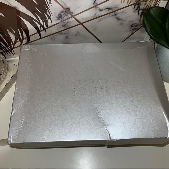 Stuart Weitzman suede fur trim ankle boots🌸 - Picture 2 of 12